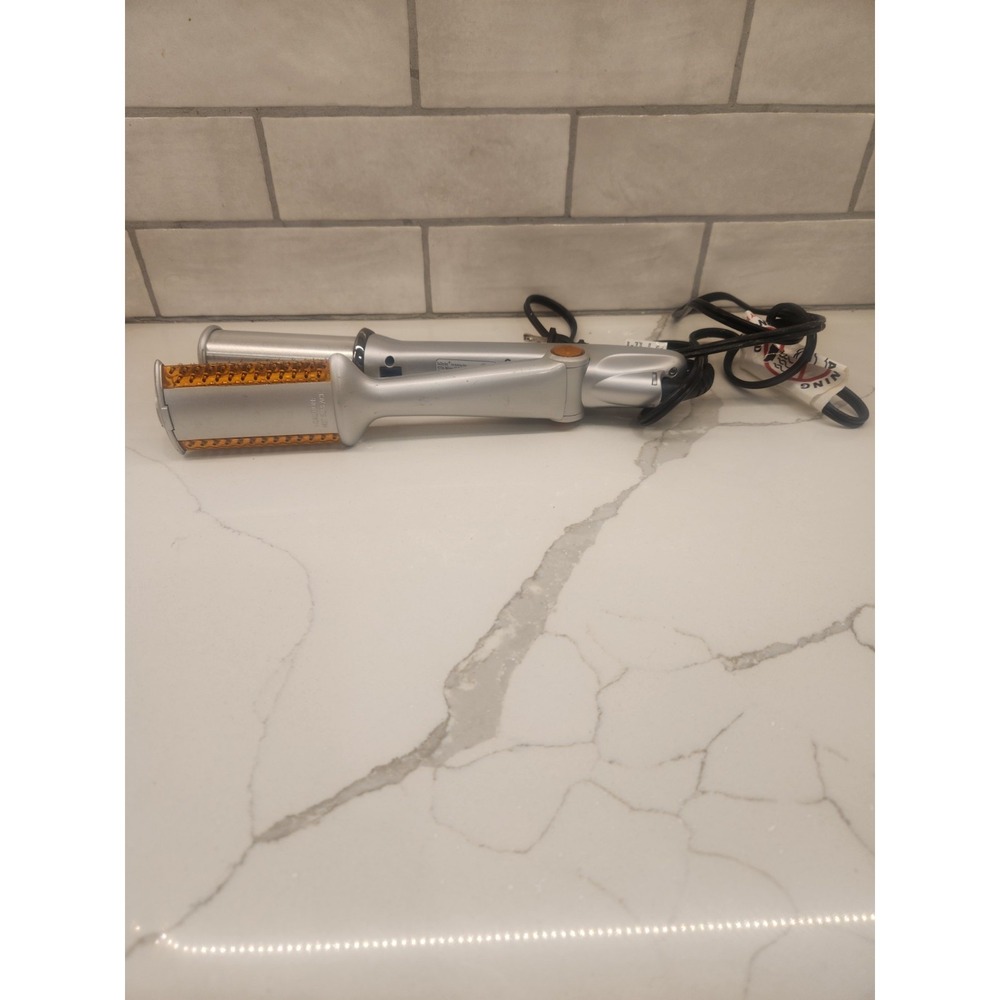 InStyler Rotating Hair Straightening Curling Hot Iron 1 1/4" IS1001 Tested Works
